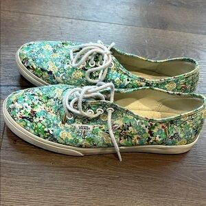 Vans Women's Floral Canvas Sneakers - Multicolor ! Size 8